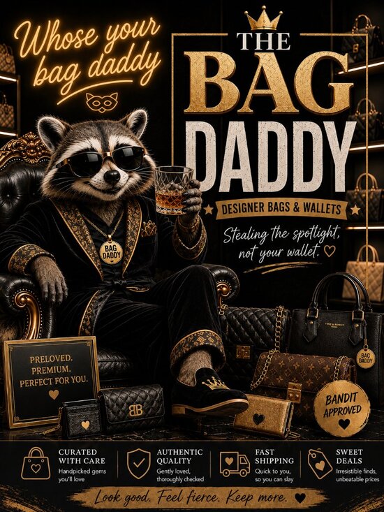 Handbags - The Bag Daddy Live Show Flyer